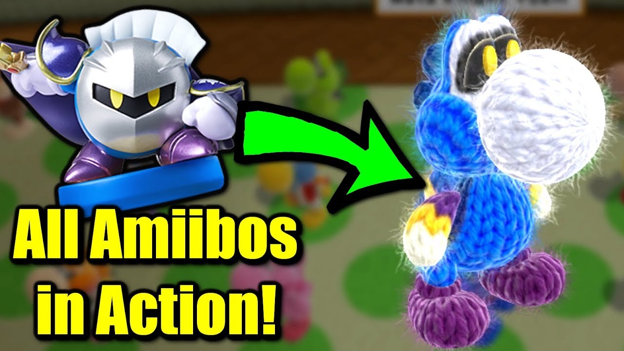 Yoshi's Woolly World - What do ALL Amiibos do?