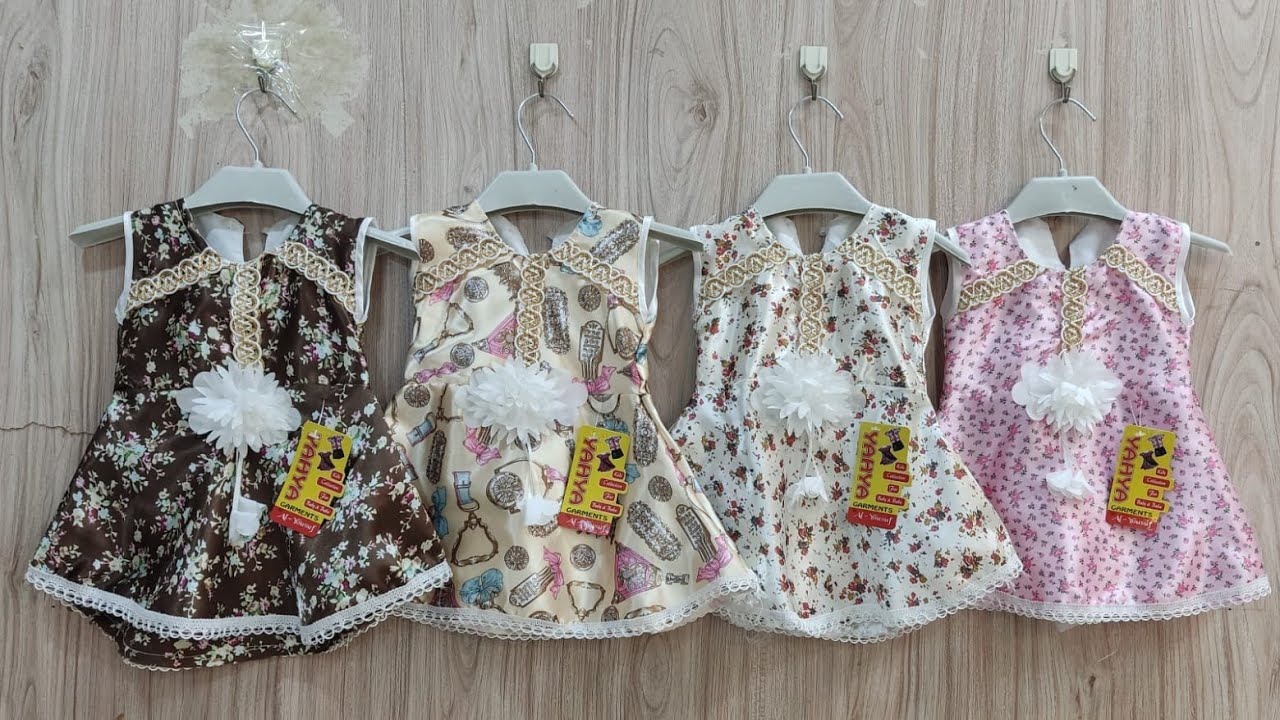 Born Baby New Design Fancy Frock | Lion Ali garment