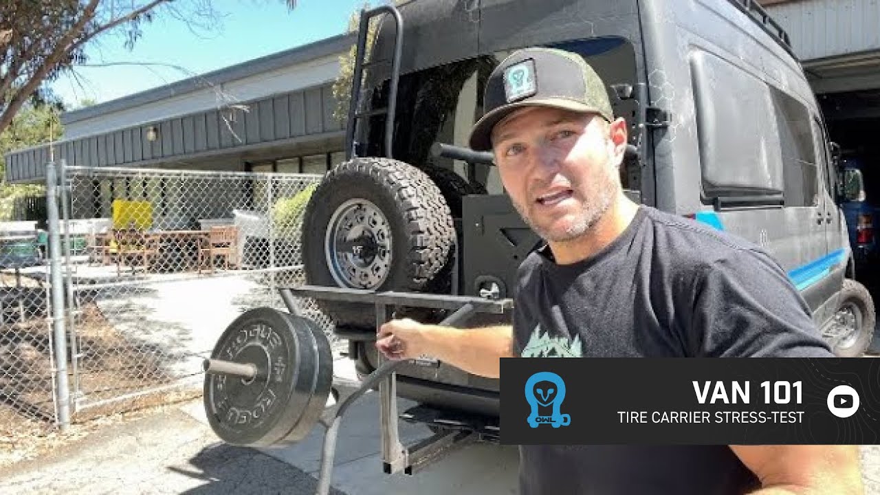 How Strong Are Van Tire Carriers? Let's Destroy Them for Science