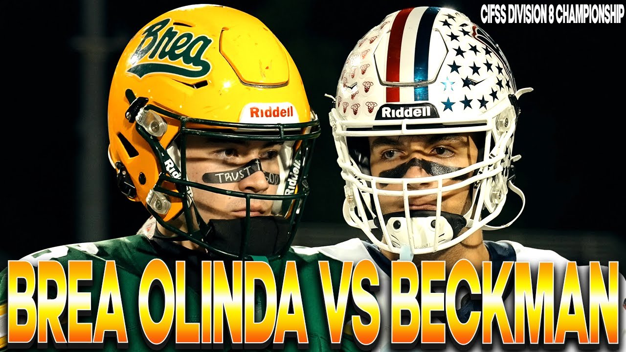 Brea Olinda vs Beckman‼️⚔️ CIFSS Division 8 Championship🏆 GOES TO OT ⁉️😱