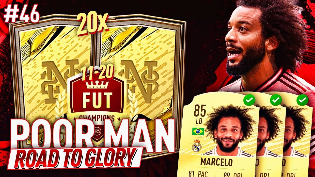 PMRTG FOR LIFE! 20x ROAD TO THE FINAL GOLD PLAYER PACKS! - POOR MAN #46 - FIFA 20 Ultimate Team