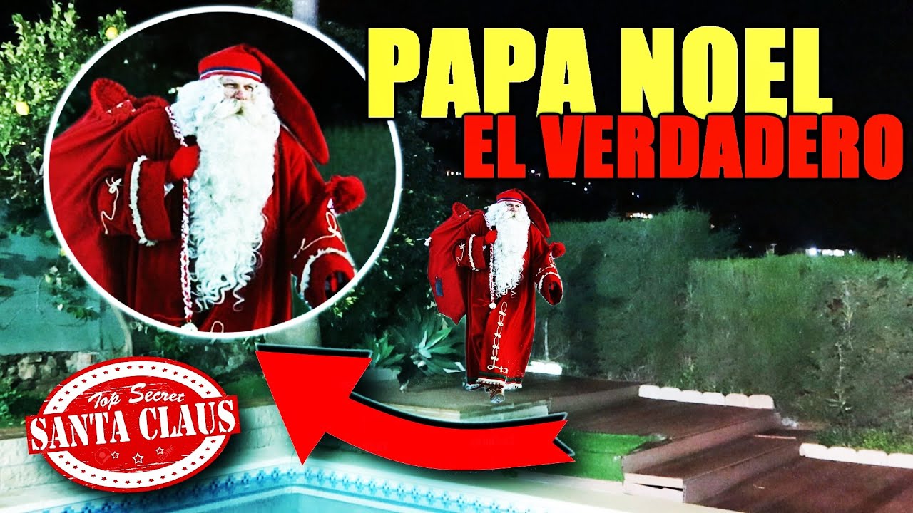 EL VERDADERO PAPA NOEL VIENE A NUESTRA CASA*Vamos a pedirle regalos*