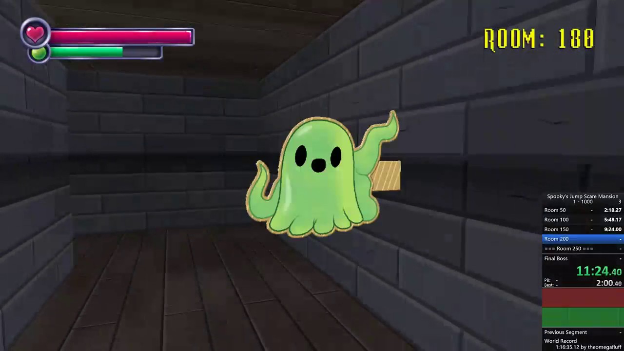 [Check Description][01:15:56.452] Spooky's Jump Scare Mansion Room 1-1000 Speedrun