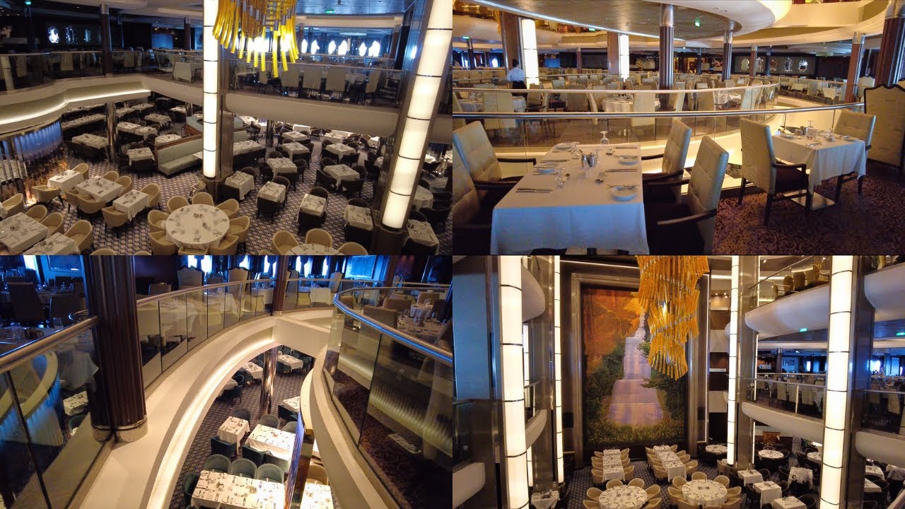 Harmony of the Seas Main Dining Room - Royal Caribbean Cruise Ship Restaurant Tour