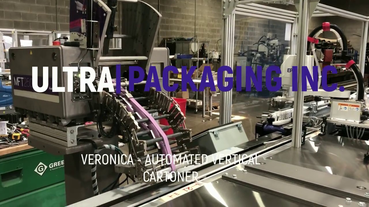 Automated Vertical Cartoner with Robotic Loader