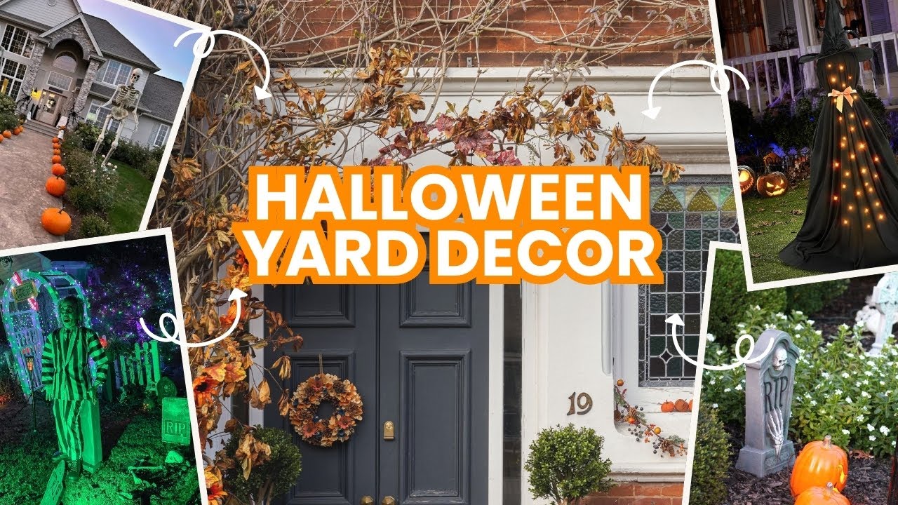 130+ Halloween Yard Decoration Ideas 2025 | DIY Outdoor Props, Ghosts & Skeletons