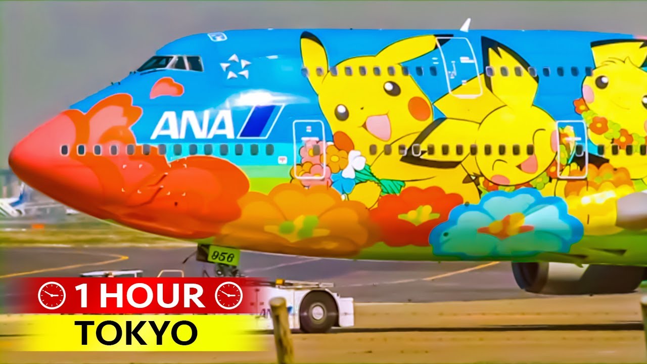 1 Hour of Plane Spotting at TOKYO (2011)
