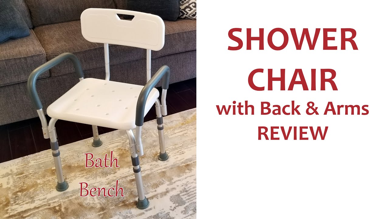 SHOWER CHAIR FOR SENIORS REVIEW - Alex Bath Bench With Back & Arms - Jobri Orthopedic Shower Chair