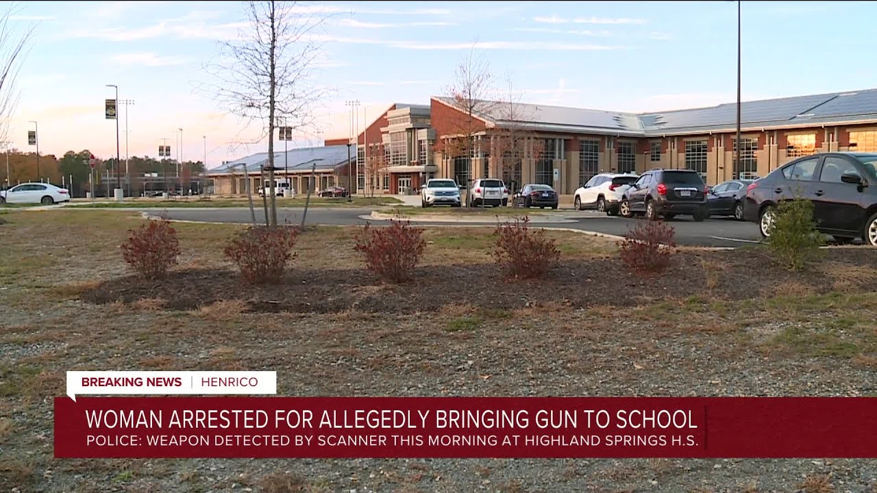Henrico woman charged for bringing loaded gun to Highland Springs High School