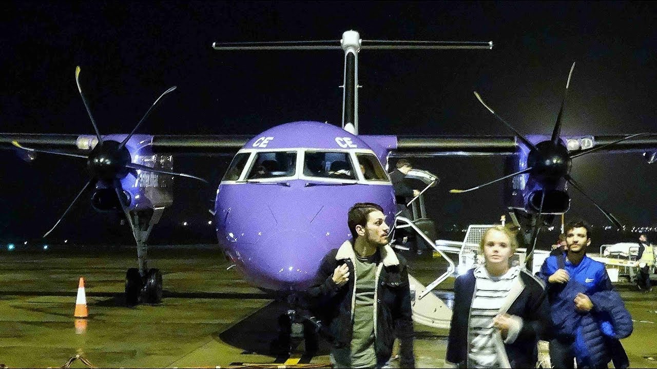FlyBe Dash 8 Q400 Amsterdam to Liverpool | Full Flight