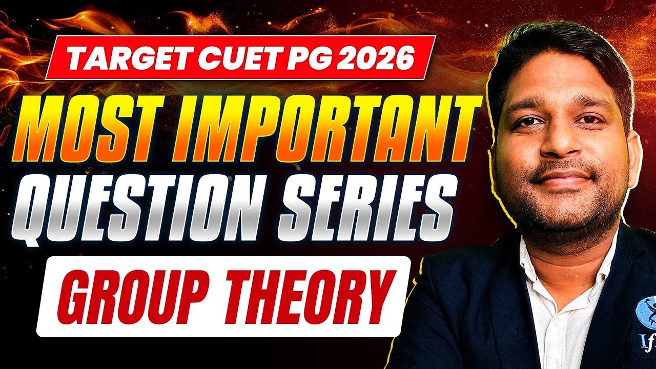 Most Important Questions | Group Theory | CUET PG Mathematics 2026