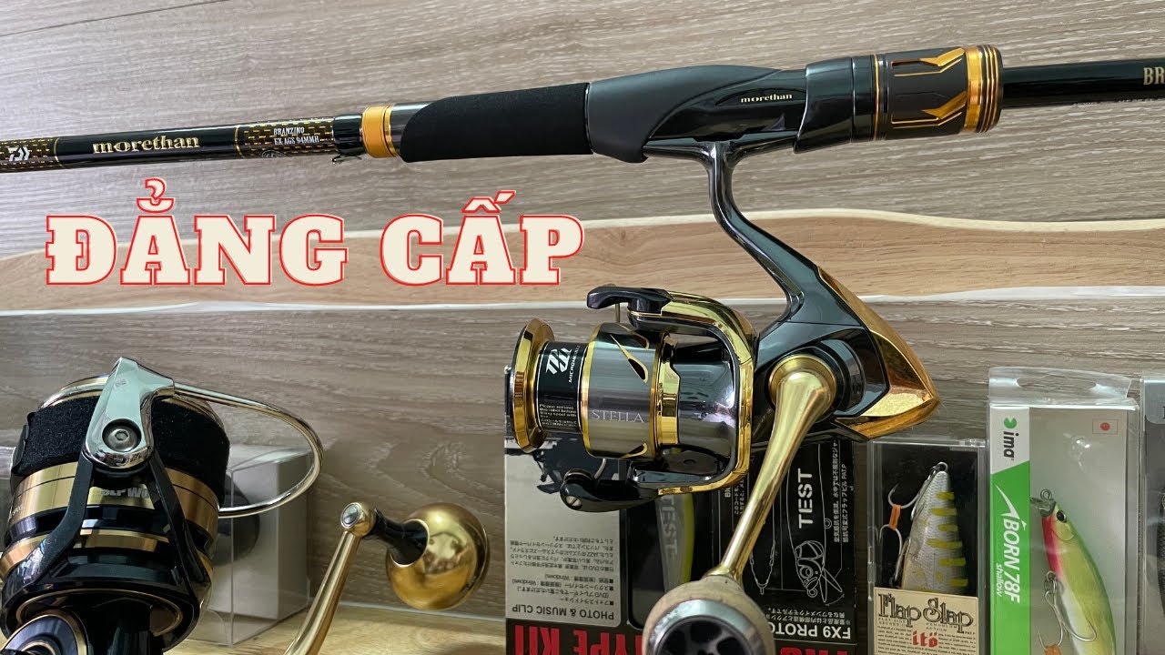 Cây cần câu lure được mạ vàng tại Dubai , Daiwa Morethan Brazino 94MMH Made In Japan