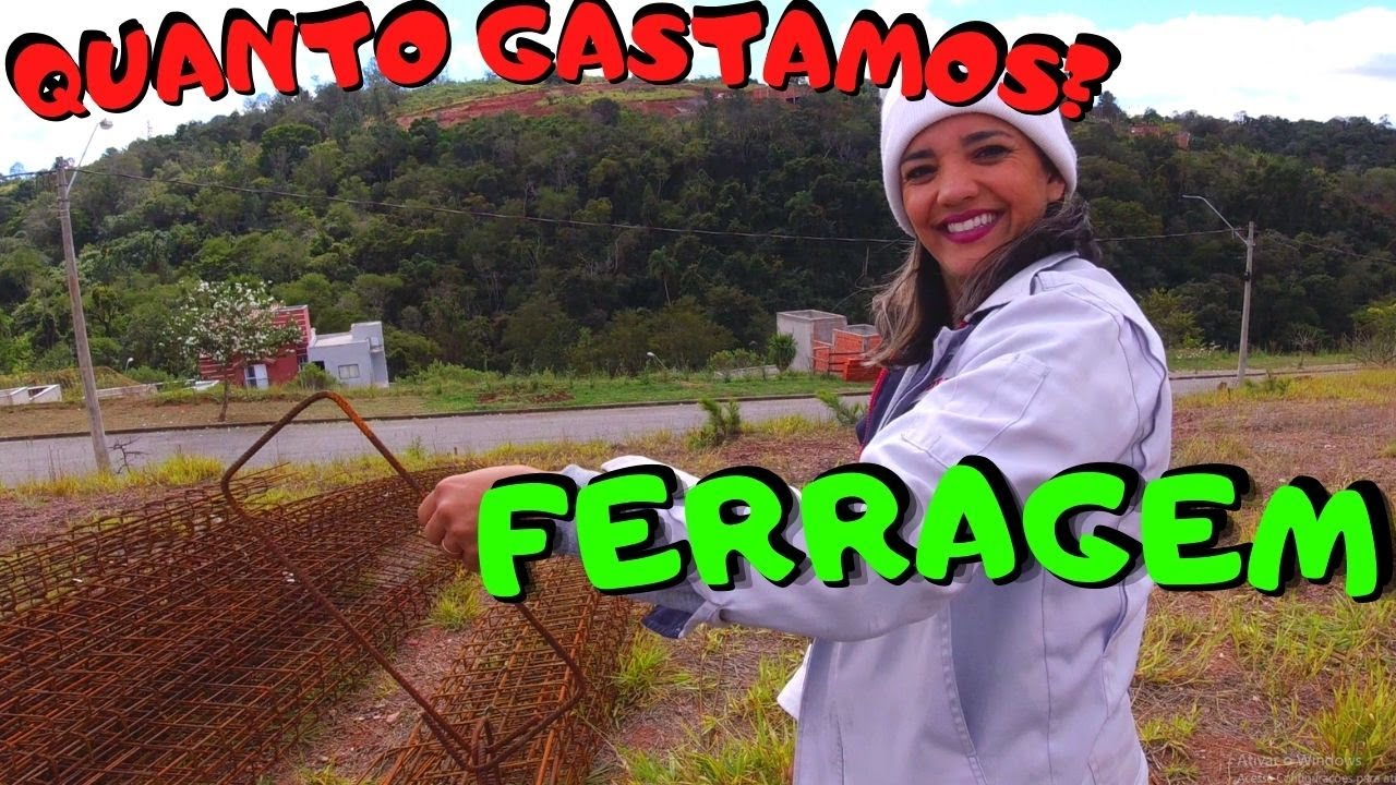 QUANTO CUSTA as FERRAGENS de uma casa? FUNDA&Ccedil;&Atilde;O, VIGAS E COLUNAS