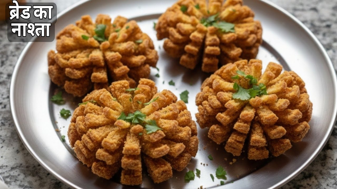 गारंटी से कहती हूं ब्रेड यह रेसिपी ना बनाई होगी ना कभी खाई होगी| super crispy bread recipe|  nashta