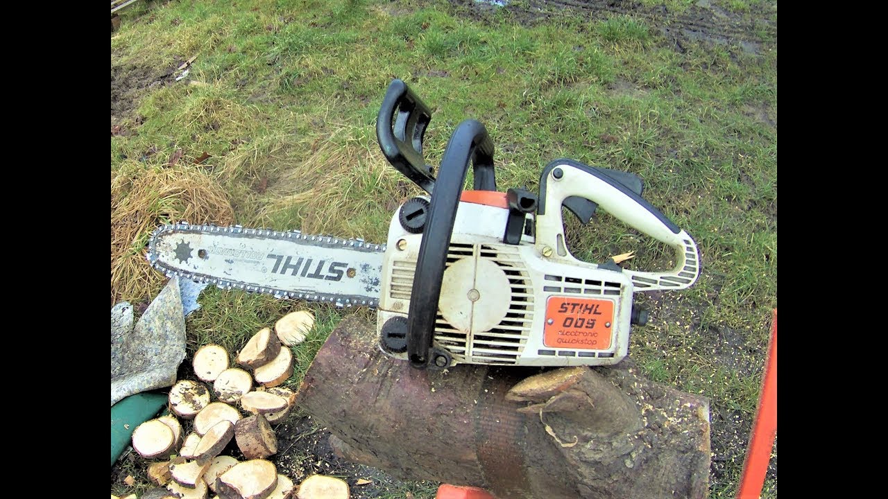 How To Tune Up A Stihl 009 Chainsaw