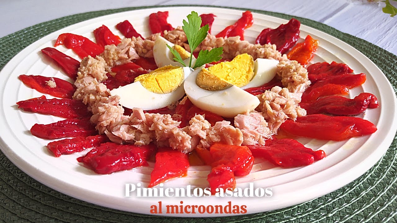 Pimientos Asados PERFECTOS en el Microondas? Aquí te Enseñamos Cómo!