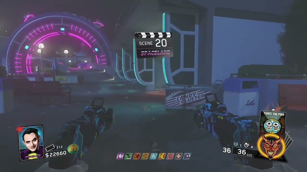 Zombies in spaceland round 30, hailstorm only!