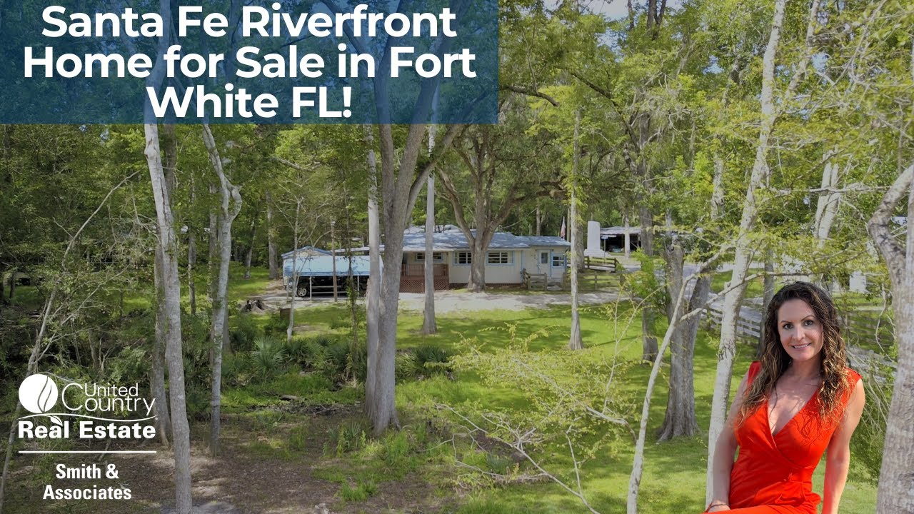 Santa Fe Riverfront Home for Sale in Fort White FL!