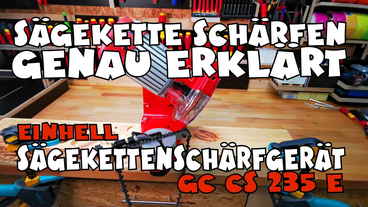 Im Detail: Einhell GC-CS 235 E Sägekettenschärfgerät