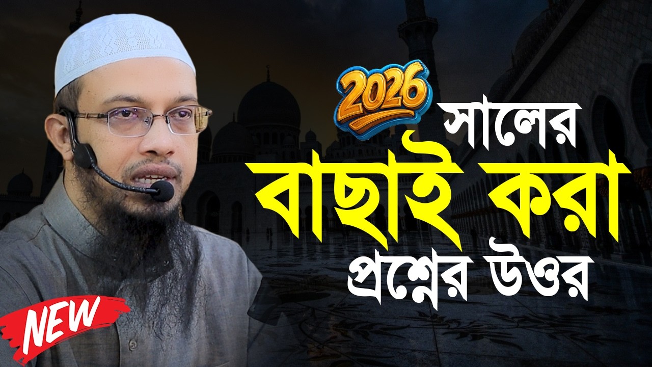 নারী পুরুষ সকলের জন্য বাছাই করা প্রশ্নের সমাধান । Shaikh Ahmadullah New Prosno Uttor 2026