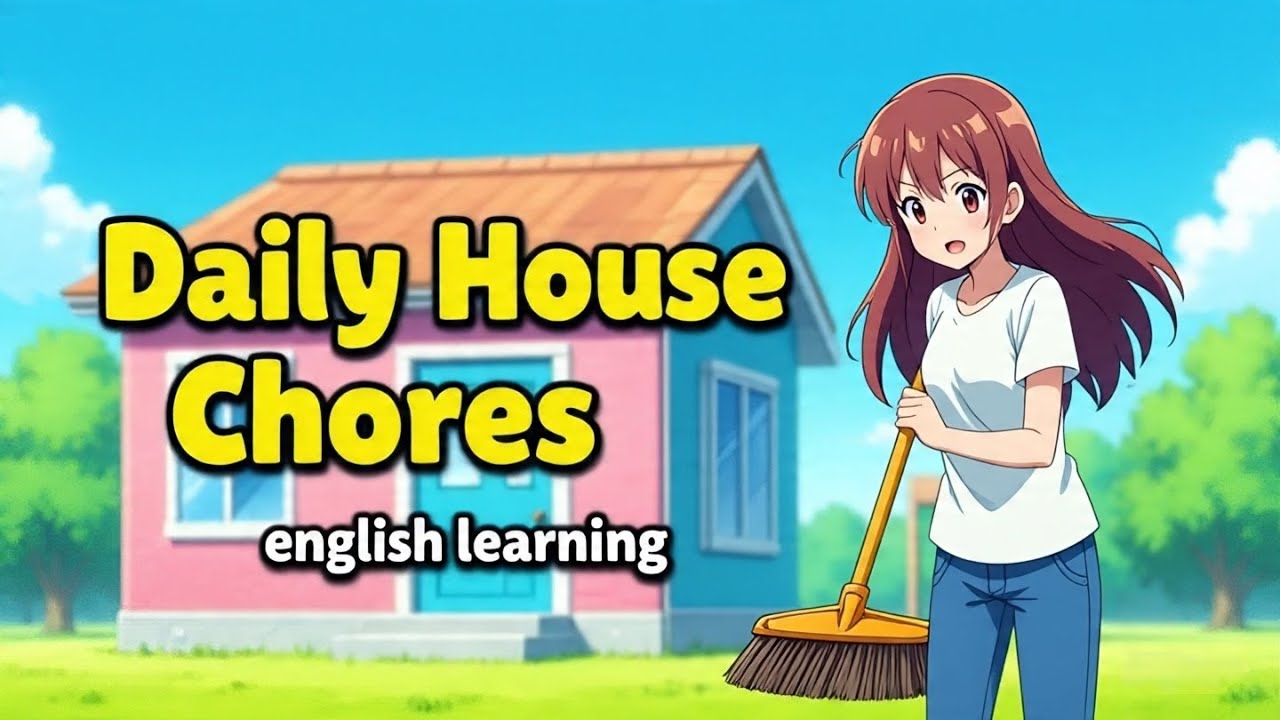 Daily House Chores in English 🧹 | Fun Stories, Vocabulary & Roleplays for Fluency