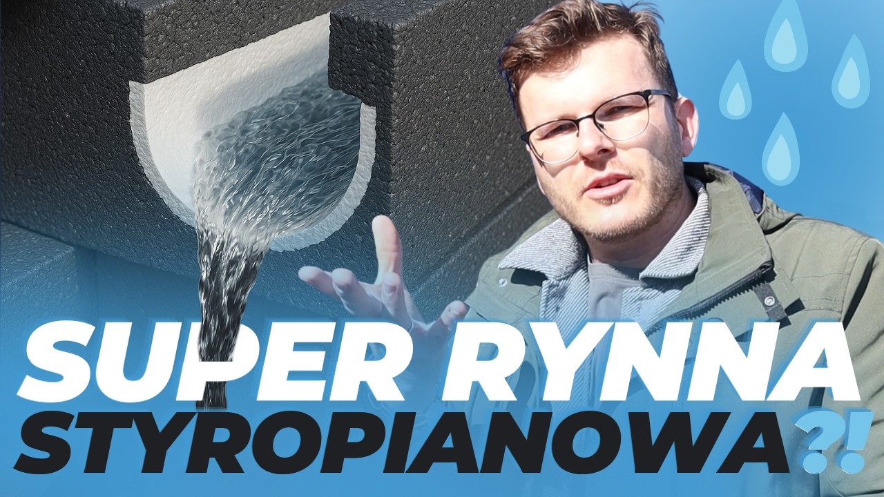 JAK zrobić rynnę w styropianie? 🏗️ Pokazuję UKRYTĄ RYNNĘ w elewacji 🤯 ZASKAKUJĄCE ROZWIĄZANIE