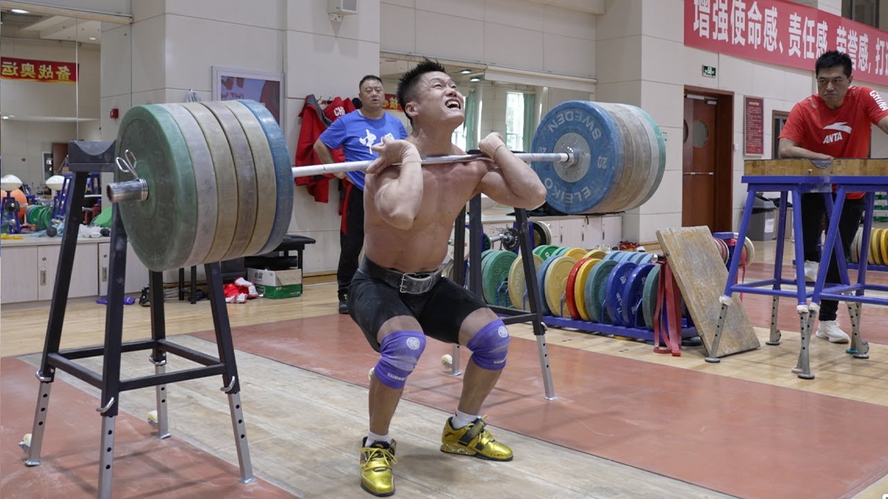 Lu Xiaojun Front Squat 3 months Progression