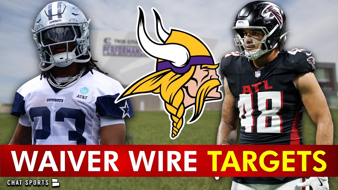 Vikings Rumors: Waiver Wire Targets + Why The Vikings Kept 4 QBs On Their 53-Man Roster
