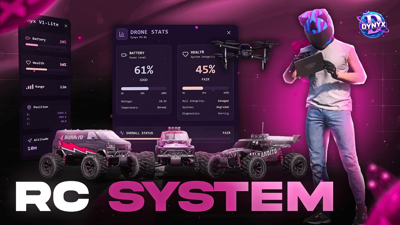 RC Car & Drone System | FiveM | Dynyx Scripts Official Video