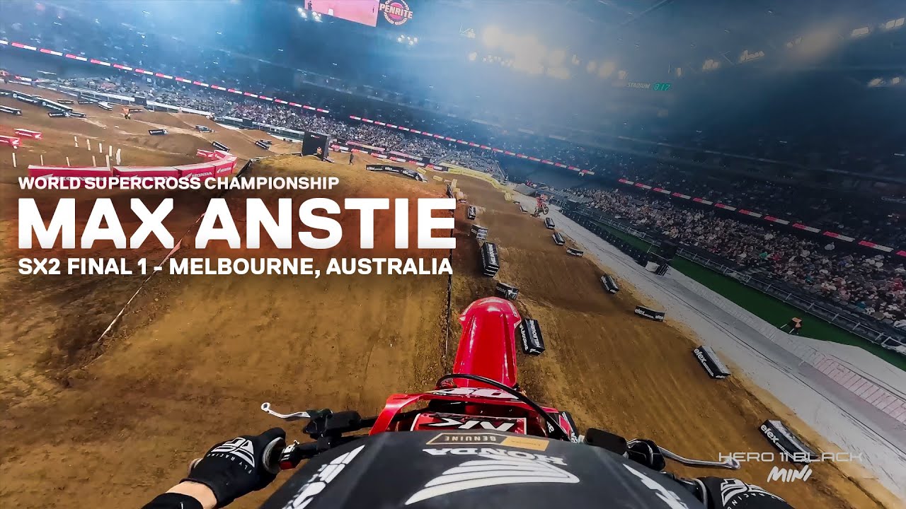 GoPro: Max Anstie Takes the Win - SX2 Final 1 World Supercross Championship Round 2 Melbourne