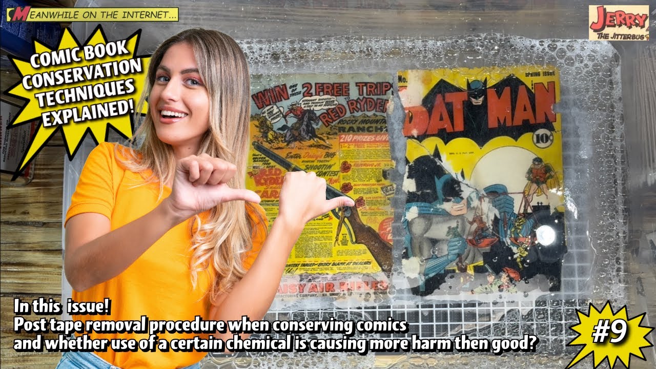 Бэтмен #5! Объединение фрагментов двух ценных комиксов Золотого века для создания одного экземпля...