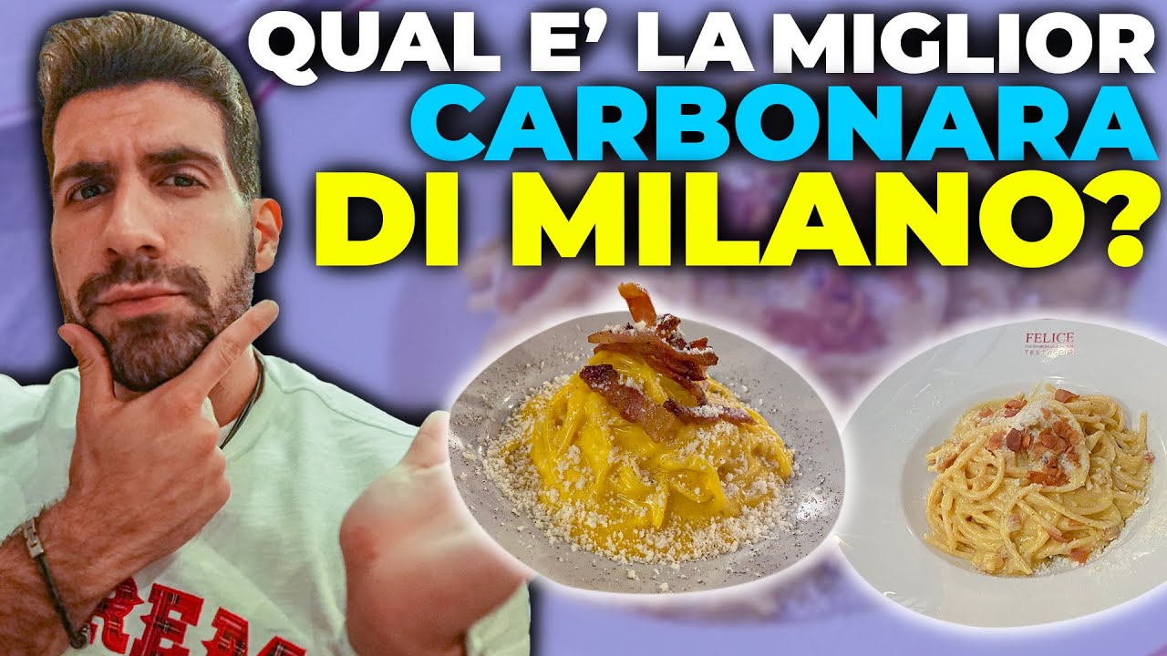 HO TROVATO LA MIGLIOR CARBONARA DI MILANO