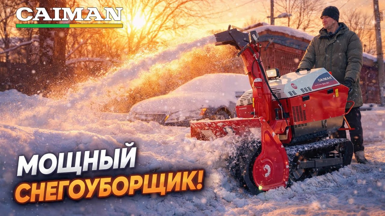 Ваш личный снегоуборочный САМУРАЙ Caiman EDO 36Y
