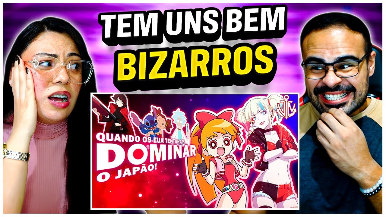REACT V&Iacute;CIO NERD | Desenhos OCIDENTAIS que viraram ANIMES! 🇺🇸 ➡️🇯🇵