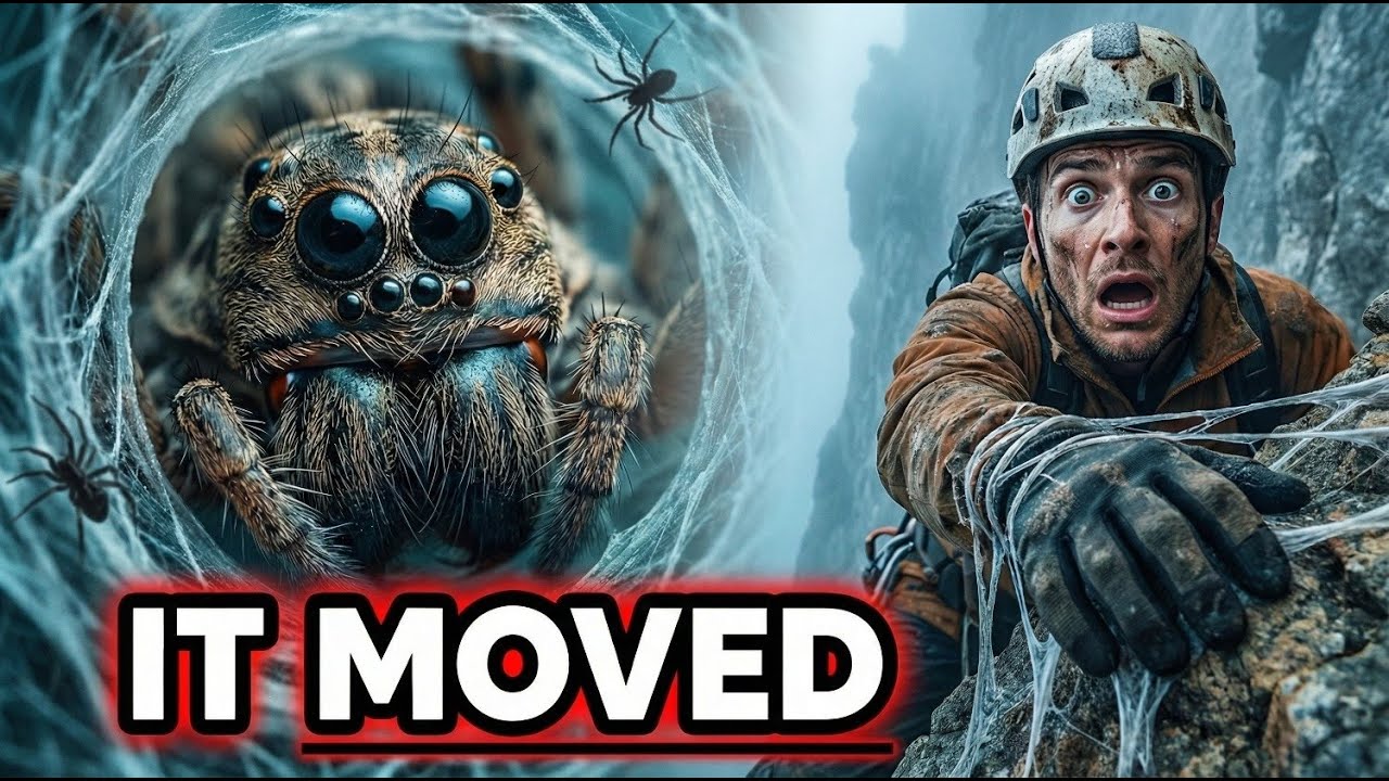 Climber Reaches Spider Nest | He Touched The Wrong Rock (IT MOVED)
