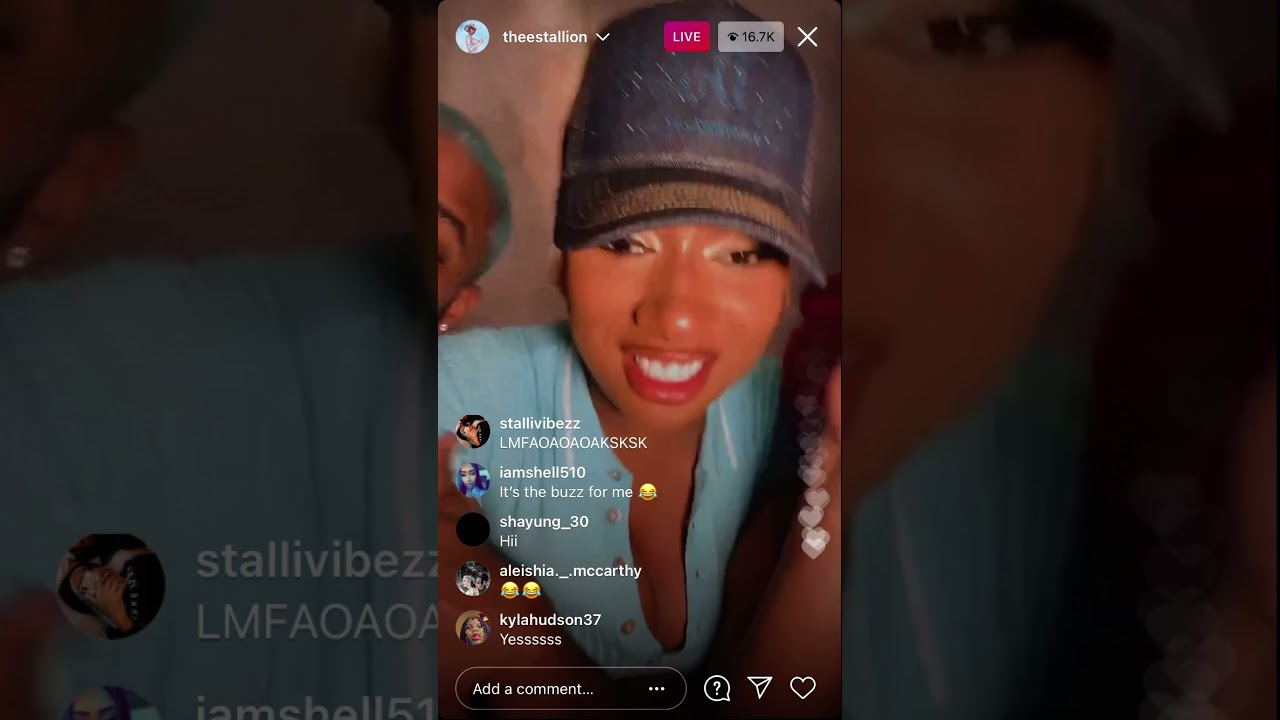 Megan Thee Stallion on ig live (4-4-21) |FULL LIVE | Amari The Great