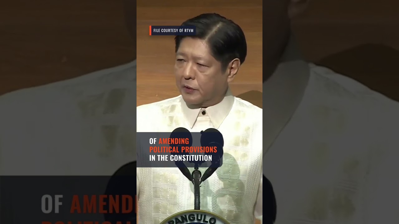 Marcos: Charter change only about economic reforms, &lsquo;nothing more&rsquo;
