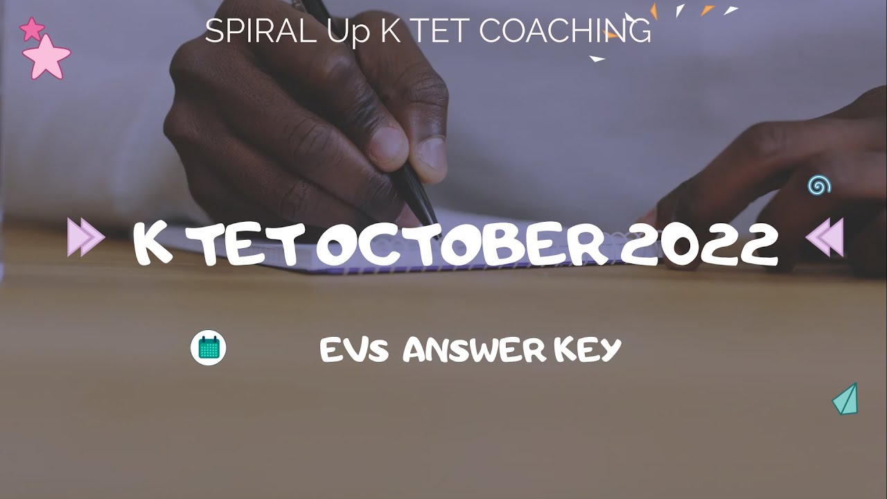 K TET SCIENCE OCTOBER 2022 ANSWER KEY CAT 1