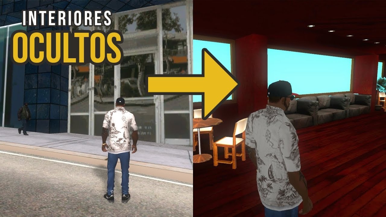 Interiores ocultos y eliminados de GTA San Andreas