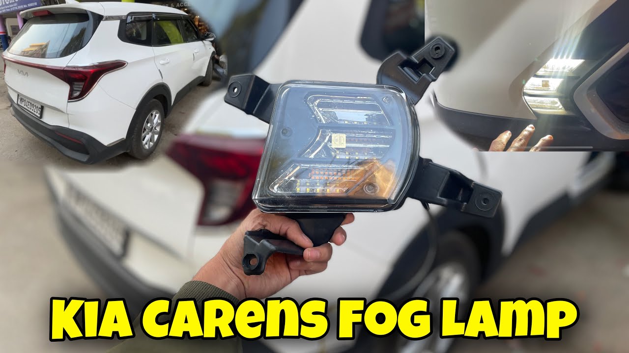 Kia Carens Base Model | Fog Lamp installation | With Price |