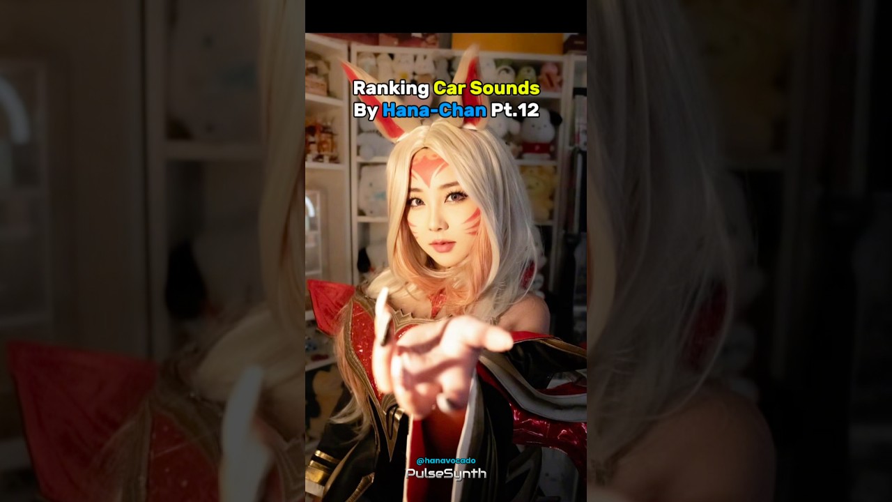 Ranking Top 5 😍❤️ Car Sounds by Hanachan Pt.12 #shorts