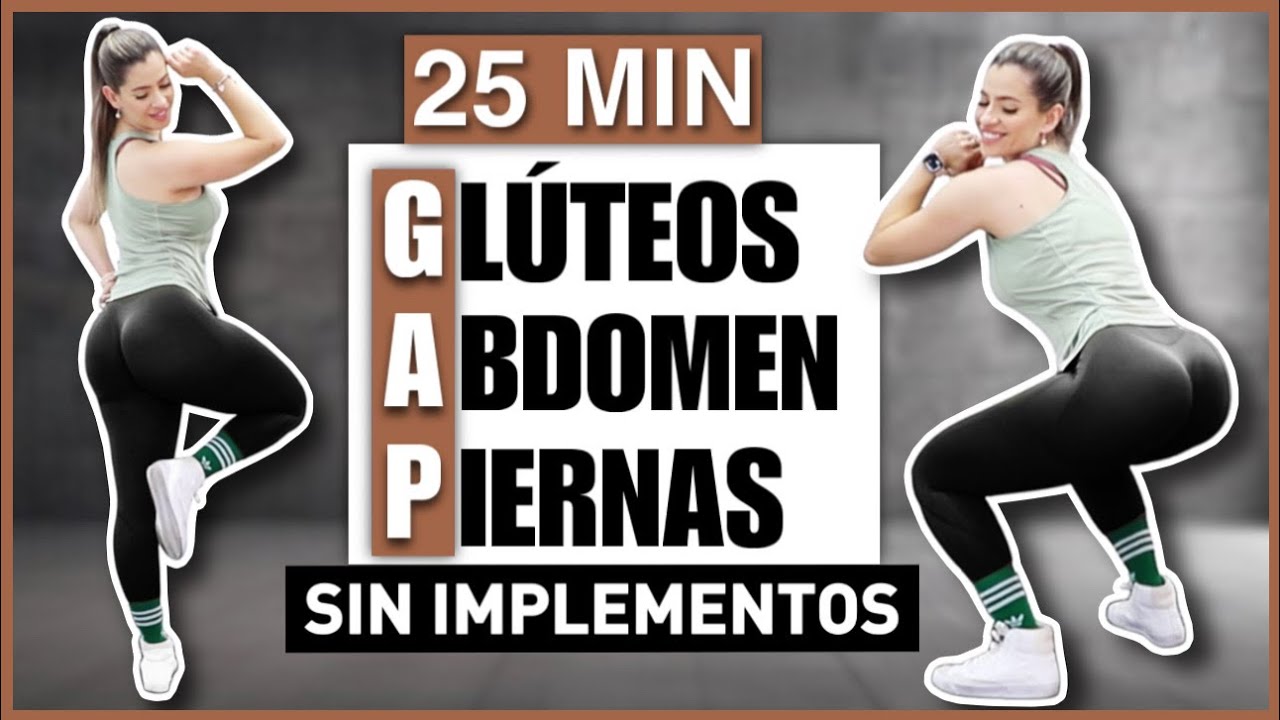RUTINA DE GAP | Glúteos Abdomen y Piernas | RUTINA SIN PESO Y SIN SALTOS  | NatyGlossGym