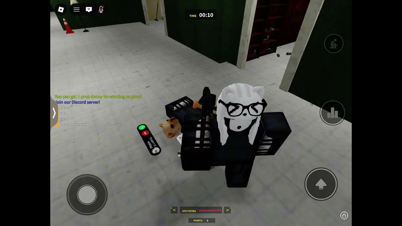 Playing prop hunt game (SORRY FOR SHORT VIDS)