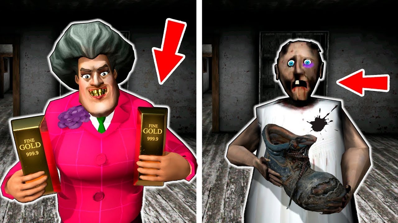360 Video || Granny vs Baby`s in Yellow vs Grandpa - funny horror animation parody (p.66)