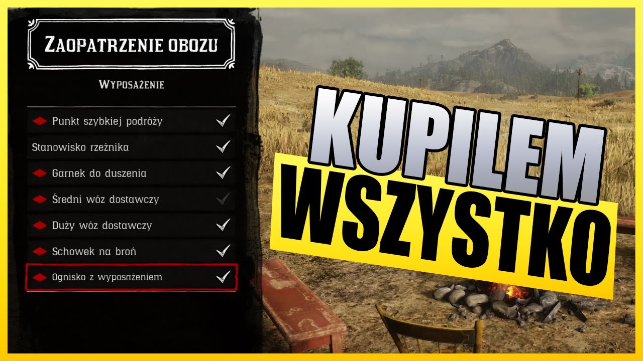 KUPIŁEM NAJLEPSZY OBÓZ W GRZE - RED DEAD ONLINE