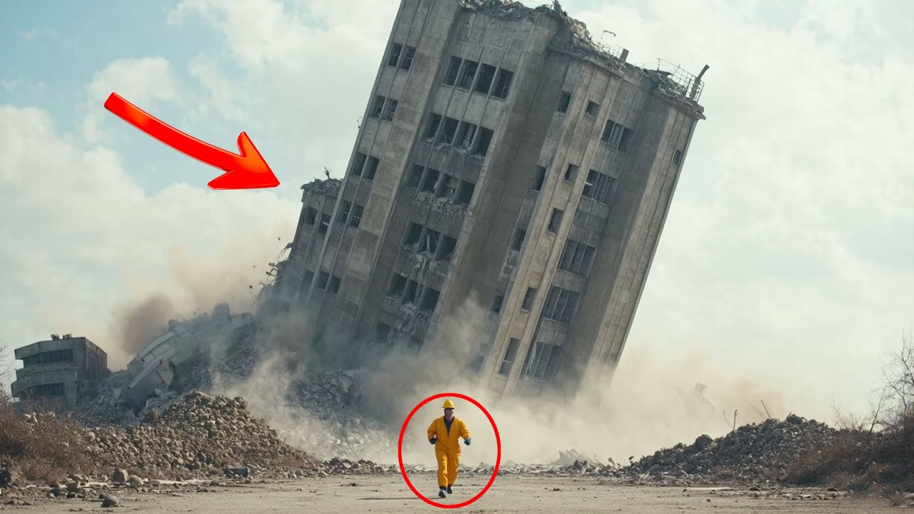 Massive Factory Demolition &ndash; Industrial Collapse Compilation