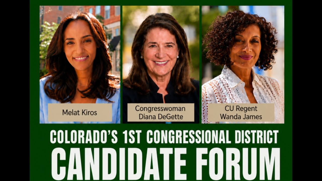 Denver Press Club  and Colorado Politics Congressional District 1 candidates forum.