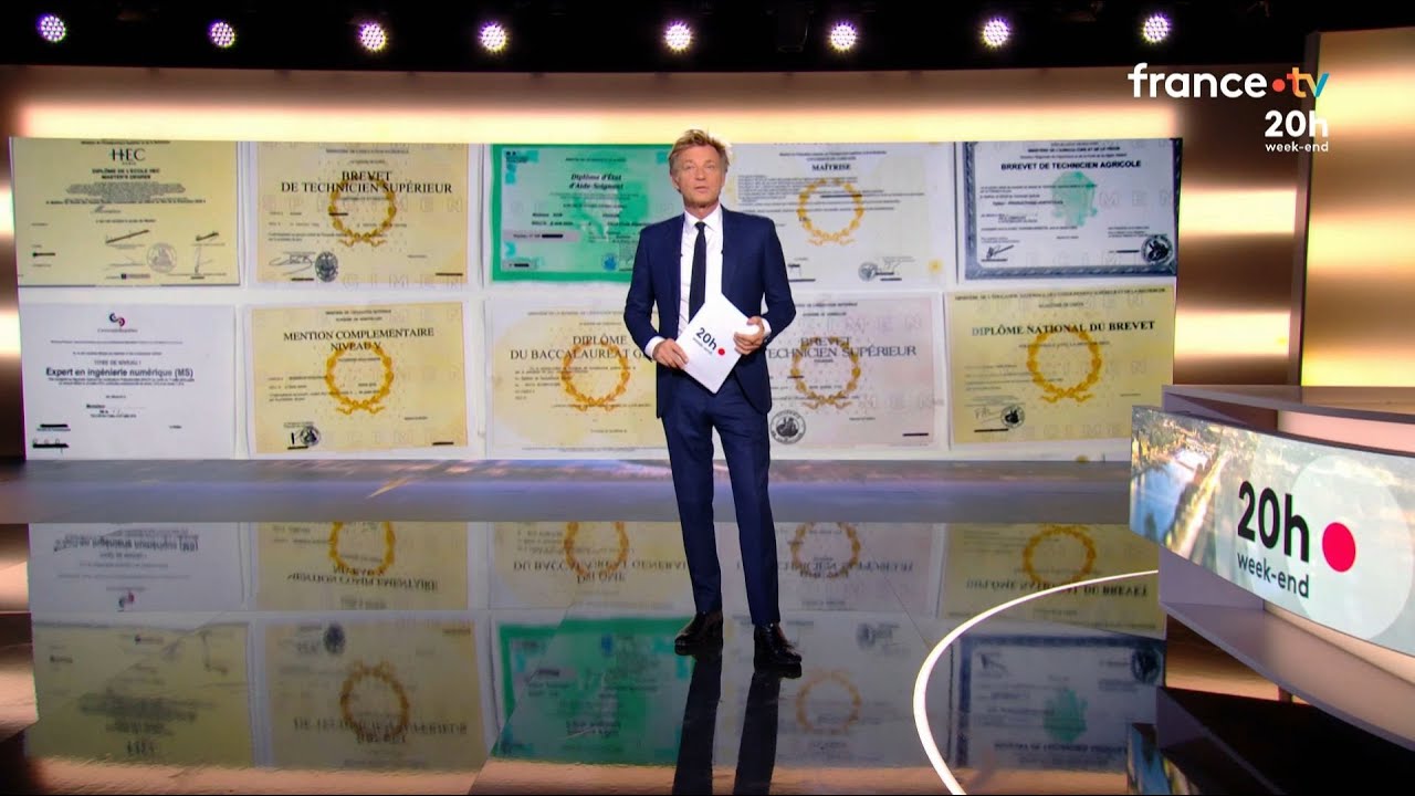 Faux dipl&ocirc;mes: Tricher pour se faire embaucher (JT 20h00 France 2 - 12.10.25)