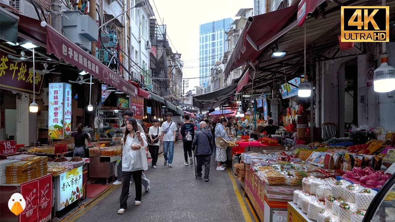 Сямынь, Фуцзянь🇨🇳 Настоящая атмосфера в старом центре Сямыня (4K HDR)