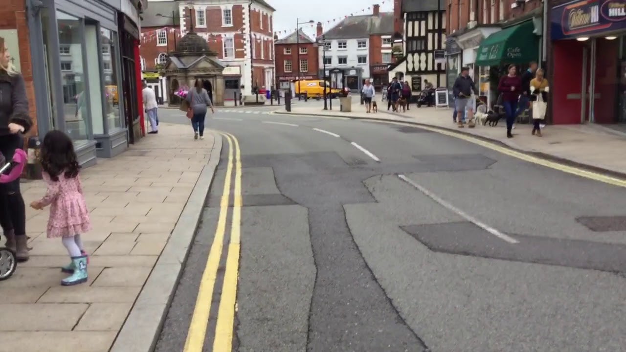 Uttoxeter Town Centre Staffordshire